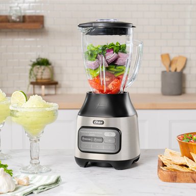 LICUADORA OSTER TECNOLOGÍA MOTOR REVERSIBLE VASO VIDRIO NIQUELADA BLSTPEG-NRT - 9