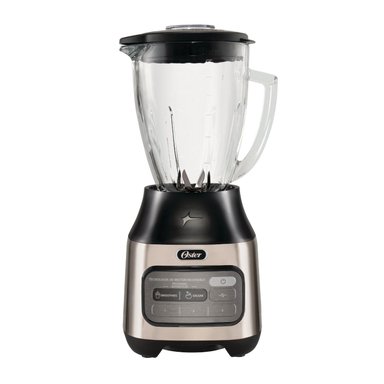LICUADORA OSTER CON TECNOLOGÍA MOTOR REVERSIBLE CON VASO VIDRIO NIQUELADA BLSTPEG-NRT
