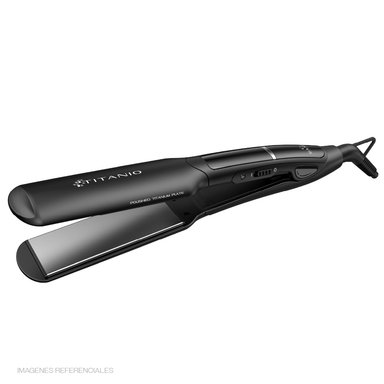 PLANCHA CABELLO GAMA PATINES ULTRA ANCHOS DE SILK-CHROME X-WIDE TITANIO