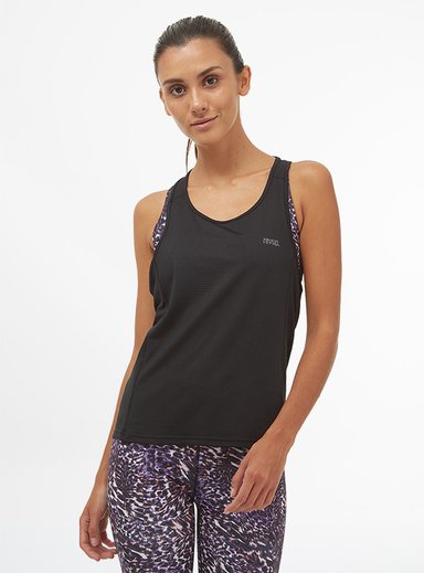 POLO DEPORTIVO MUJER REVUP BALL PV20 NEGRO