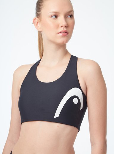 TOP DEPORTIVO MUJER HEAD LOGO MID SUPPORT - 2