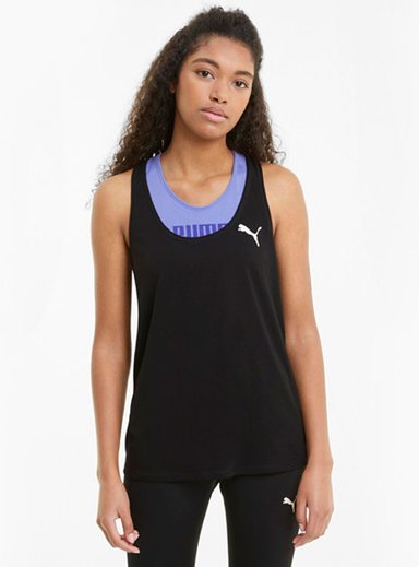 POLO DEPORTIVO MUJER PUMA 586854 01 ACTIVE TANK NEGRO