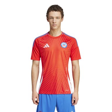 CAMISETA FÚTBOL HOMBRE ADIDAS IP8455 CHILE 2024 ROJO