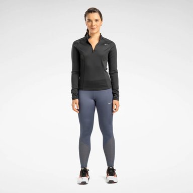 CASACA RUNNING MUJER REEBOK 100075413 1/4 ZIP NEGRO - 6