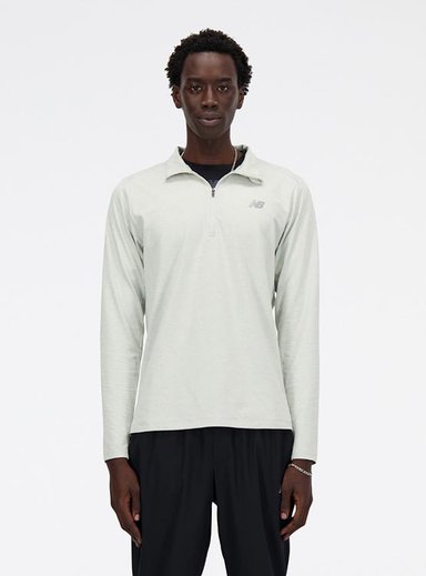 CASACA DEPORTIVA HOMBRE NEW BALANCE MT41915AG SPACE DYE 45383 ZIP GRIS