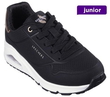 ZAPATILLAS NIÑA SKECHERS URBANAS NEGRO UNO GEN1