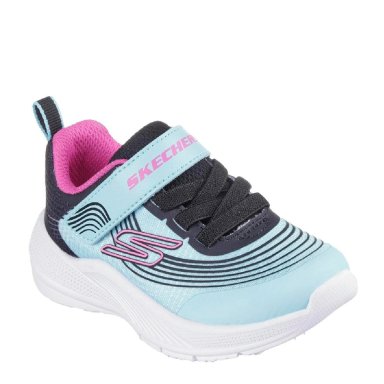 ZAPATILLAS NIÑA SKECHERS AZUL URBANAS MICROSPEC ADVANCE 303575N-AQPR