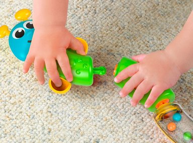 JUGUETE FISHER PRICE BRILLIANT BASICS ORUGA CADENA COLORES W9834 - 3