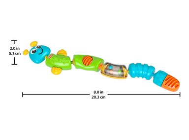 JUGUETE FISHER PRICE BRILLIANT BASICS ORUGA CADENA COLORES W9834 - 5
