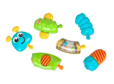 JUGUETE FISHER PRICE BRILLIANT BASICS ORUGA CADENA COLORES W9834 - 6