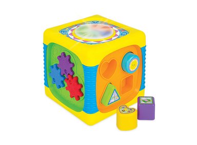 JUGUETES PRE-ESCOLAR WINFUN JUGUETE PRE-ESCOLAR BEBE MUSIC FUN ACTIVITY CUBE 741