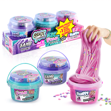 PACK 3 CANAL TOYS CCC 3 SLIME Y ARENA MAGICA - 3