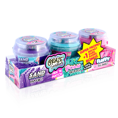 PACK 3 CANAL TOYS CCC 3 SLIME Y ARENA MAGICA - 5