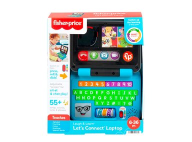 JUGUETE BEBÉ FISHER PRICE RIE Y APRENDE MI PRIMER LAPTOP - 3