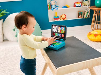 JUGUETE BEBÉ FISHER PRICE RIE Y APRENDE MI PRIMER LAPTOP - 4