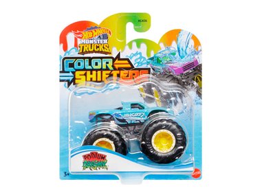 VEHICULO HOT WHEELS HGX06 MONSTER TRUCKS 1 64 COLOR SHIFTER SORPRESA - 1