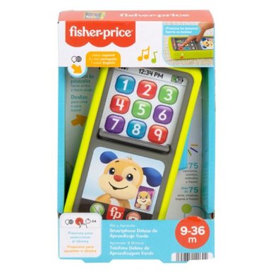 JUGUETE BEBE FISHER-PRICE HNH10 BEBES SMARTPHONE APRENDIZAJE VERDE - 2