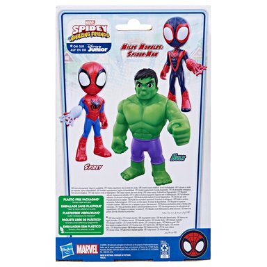 FIGURA DE ACCION SPIDEY AND FRIENDS F7572 GIGANTE HULK - 4