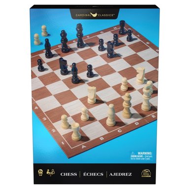 JUEGO DE MESA SPIN MASTER GAMES 6065339 AJEDREZ MADERA - 4