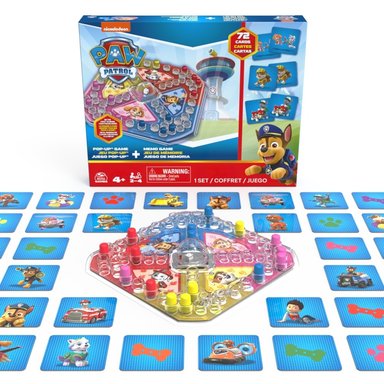 JUEGO DE MESA PAW PATROL 6066833 POP UP Y MEMORIA - 3