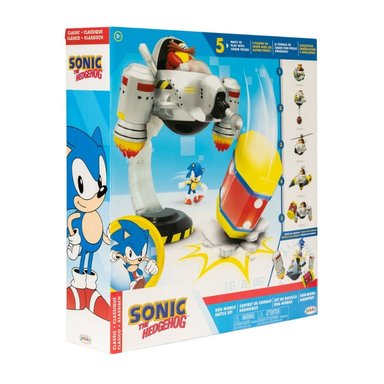 SET SONIC 41444 FIGURA ACCION GIANT EGGMAN ROBOT BATTLE CLOSED BOX - 2
