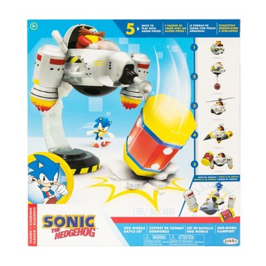 SET SONIC 41444 FIGURA ACCION GIANT EGGMAN ROBOT BATTLE CLOSED BOX - 1