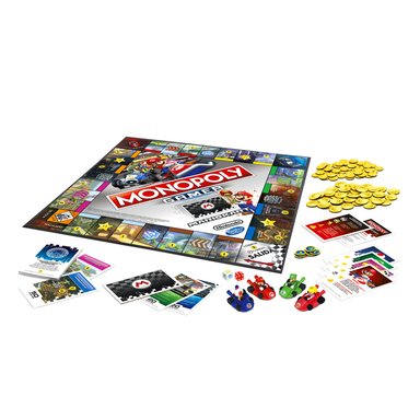 JUEGO MESA HASBRO E1870 MONOPOLY MARIO KART - 2