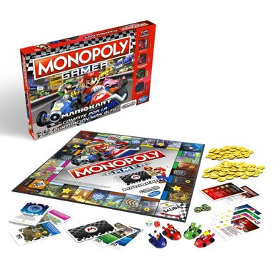 JUEGO MESA HASBRO E1870 MONOPOLY MARIO KART - 3