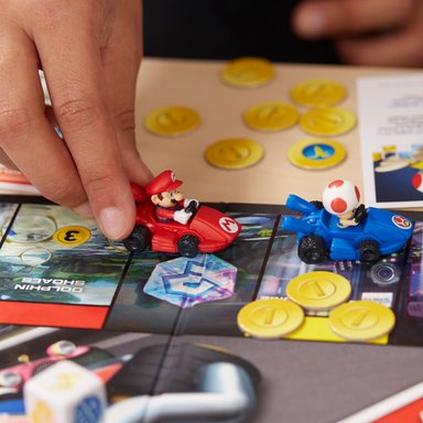 JUEGO MESA HASBRO E1870 MONOPOLY MARIO KART - 6