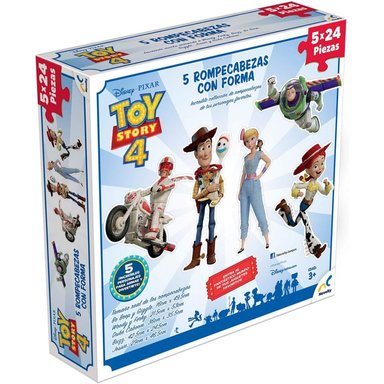 ROMPECABEZAS DISNEY JCA-2248 5 EN 1 TOY STORY 24 PIEZAS - 3