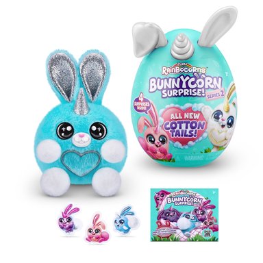 PELUCHE RAINBOCORNS 9280 CONEJO SORPRESA - 1