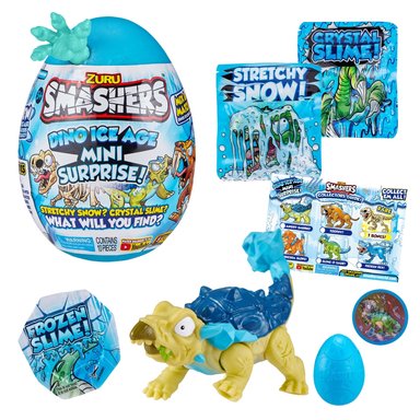 FIGURA DE ACCION SMASHERS 7456 MINI DINO EDAD HIELO SORPRESA - 4