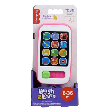 JUGUETE FISHER PRICE SMARTPHONE APRENDIZAJE ROSA HXB84 - 4