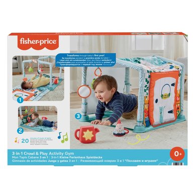 JUGUETE BEBE FISHER PRICE HRF29 GIMNASIO BEBES CABAÑA 3 EN 1 - 6