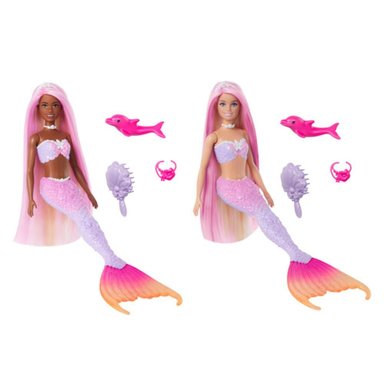 MUÑECA BARBIE HRP96 FANTASIA SIRENAS COLORES MAGICOS MODELO ALEATORIO - 1