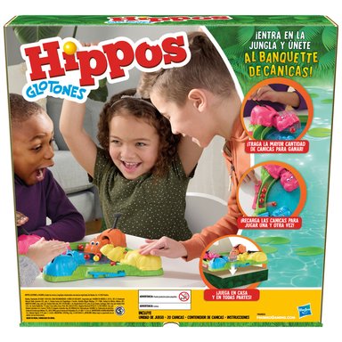 JUEGO MESA HASBRO HUNGRY HUNGRY HIPPOS REFRESH - 4
