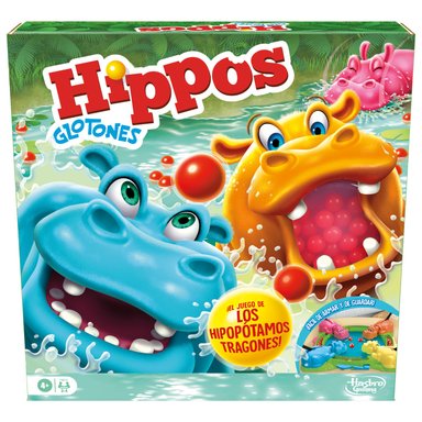 JUEGO MESA HASBRO HUNGRY HUNGRY HIPPOS REFRESH - 1