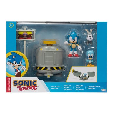 SET SONIC 418864 FIGURA ACCION DIORAMA LEVEL CLEAR - 1