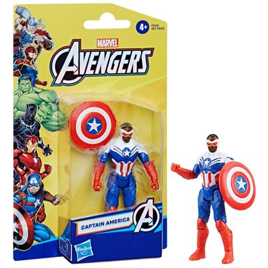FIGURA DE ACCION MARVEL AVENGERS EPIC HERO SERIES CAPITÁN AMÉRICA - 3