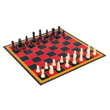 JUEGO DE MESA SPIN MASTER GAMES 6065336 AJEDREZ, DAMAS Y TRES EN RAYA - 1