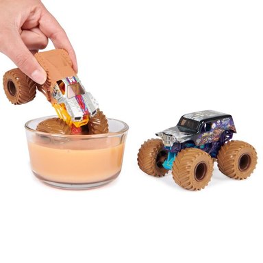 PACK 2 MONSTER JAM 6067514 VEHICULOS MISTERIOSOS ESCALA 1 64 - 3