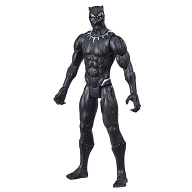 JUGUETE AVENGERS MARVEL TITAN HERO FIGURE BLACK PANTHER - 1