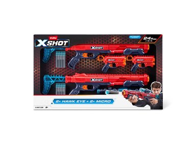 LANZADOR HAWKEYE MICRO X-SHOT 36734X PACKX4 - 6