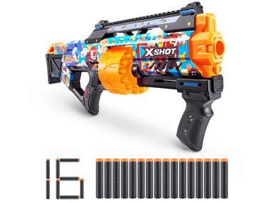 LANZADOR DARDOS X-SHOT SKINS LAST STAND SONIC