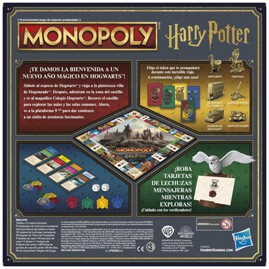 JUEGO MESA MONOPOLY HARRY POTTER F9422 - 4