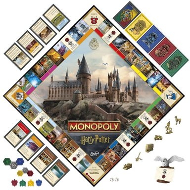 JUEGO MESA MONOPOLY HARRY POTTER F9422 - 8