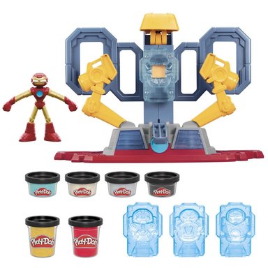 MASAS PLAY DOH MARVEL IRON MAN LABORATORIO DE ARMADURAS - 2