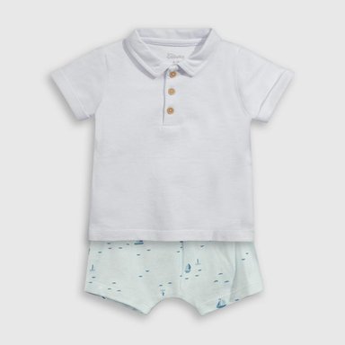 CONJUNTO BEBÉ NIÑO COLLOKY CELESTE VELEROS - 1
