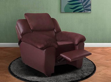 SILLÓN RECLINABLE FORLI MONTIANO MARRÓN 1 CUERPO - 5