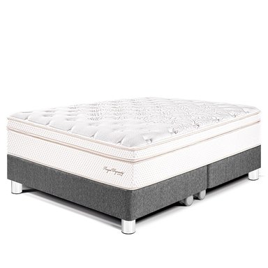 CAMA PARAÍSO ROYAL DYNASTY QUEEN GRIS + 2 ALMOHADAS VISCOELÁSTICAS